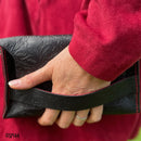 pochette en cuir de basane