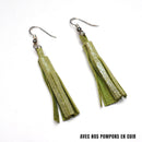 Lot de 5 découpes POMPONS pour porte-clés en cuir FANTAISIE - Deco Cuir