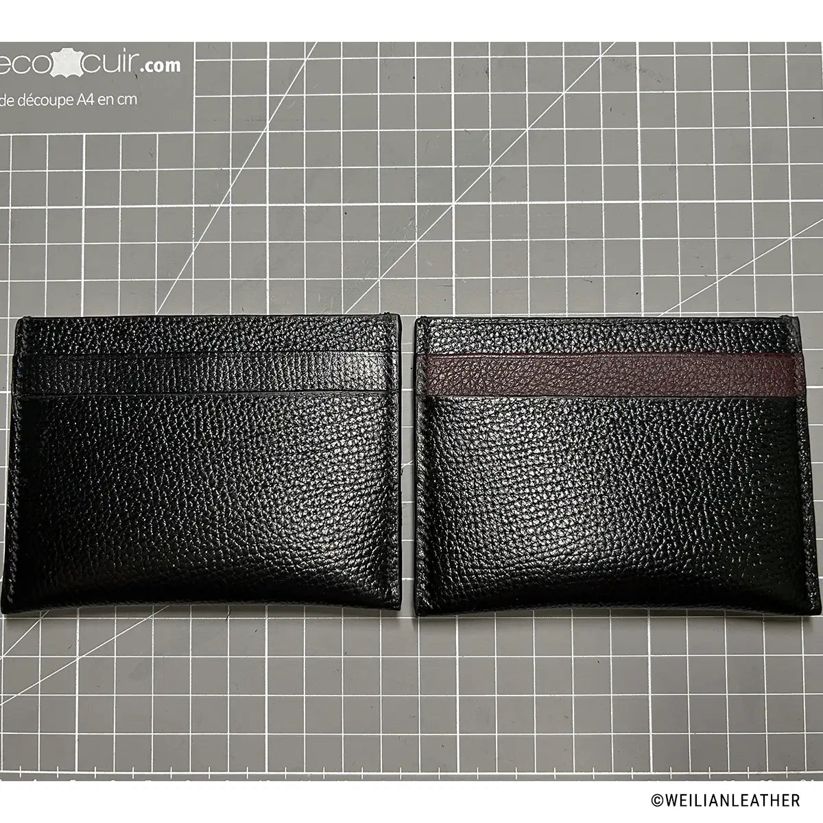 porte-cartes en cuir