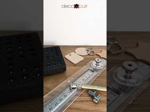 Personnaliser cuir tannage végétal marquage alphabet