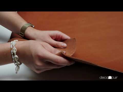 Cuir de croupon tannage végétal - COGNAC 002
