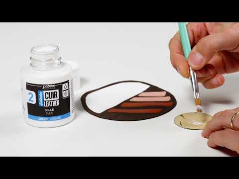 Vidéo : créer avec la colle spécial cuir Setacolor - Pébéo