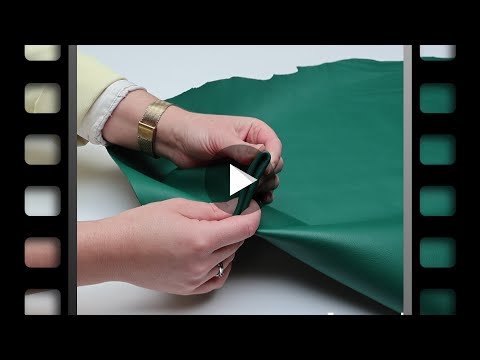 Peau de cuir de vachette lisse - VERT R44