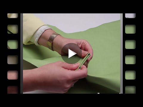 Peau de cuir de porc glacé - VERT POMME R49