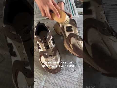 Vidéo Saphir : Utilisation mousse nettoyante pour sneakers et baskets