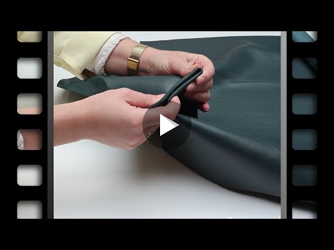 Peau de cuir de vachette lisse - VERT CANARD R50