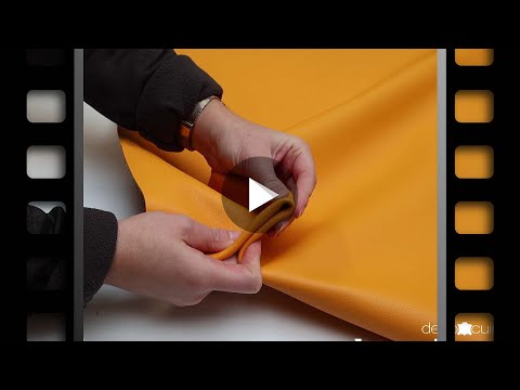 Cuir de veau lisse - JAUNE TOURNESOL P51