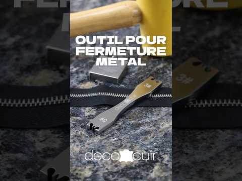Outil pour enlever les dents des fermetures à glissière - Deco Cuir
