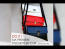 KIT COMPLET - Ma première pochette en cuir grège