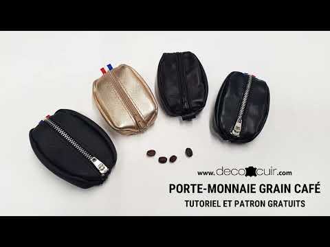 Kit Petit Porte monnaie Grain de café KA127