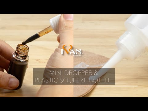 Vidéo Ivan : utilisation de flacons pour la teinture sur cuir