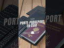vidéo kit DIY porte passeport en cuir Deco Cuir