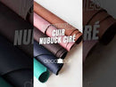 peaux de cuir nubuck ciré