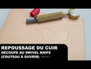 Vidé Deco Cuir : Repoussage du cuir - Découpe au couteau à ouvrir