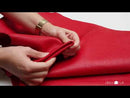 GRANITE leather piece - RED