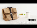 Patron Lunch bag en cuir à coudre à la machine - Deco Cuir