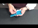 KitenCuir Porte Cartes double Rouge - Fil Rouge