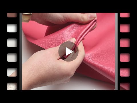 LPP61 peau cuir veau grain caviar rose