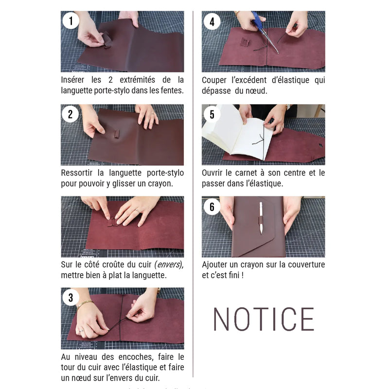 decoupe en cuir protege carnet