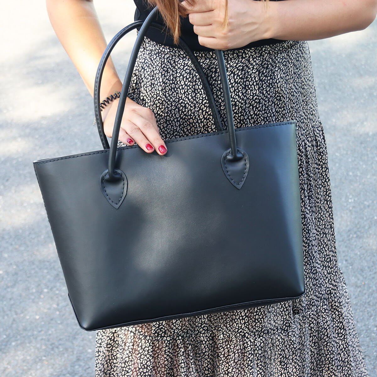 kit sac en cuir à coudre à la main