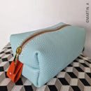 Morceau de cuir GRANITE - BLEU PASTEL - Deco Cuir