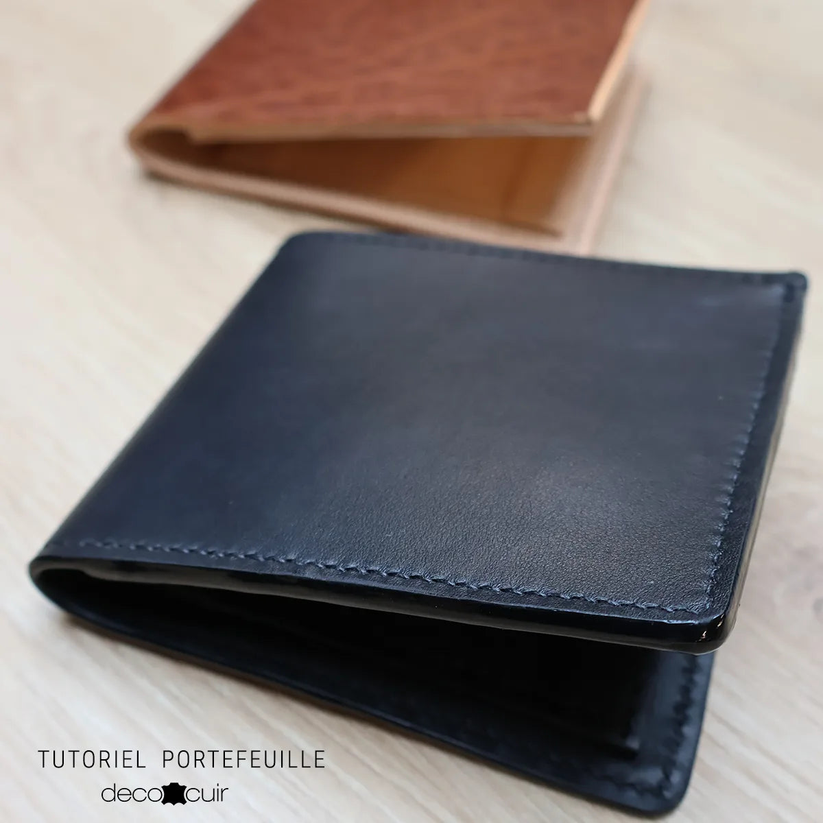 patron portefeuille cuir