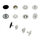 Boutons pression FORT - LINE 20 : 12.5mm - Tandy Leather - Noir brillant