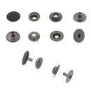 Boutons pression FORT - LINE 20 : 12.5mm - Noir mat