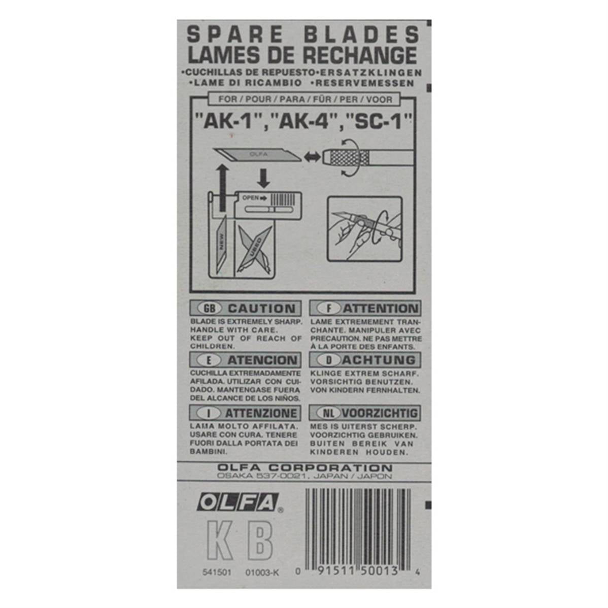 25 lames de rechange scalpel OLFA KB 02x600.jpg