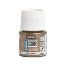 Peinture acrylique à base d'eau pour cuir - Setacolor Cuir - Pébéo - Effet métal bronze 295632