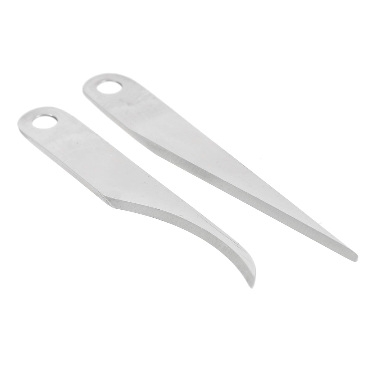 1 lame courbe et 1 lame droite de rechange pour couteau polyvalent Tandy Leather 3595-01 - Deco Cuir