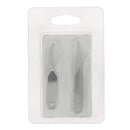 1 lame courbe et 1 lame droite de rechange pour couteau polyvalent Tandy Leather 3595-01 - Deco Cuir