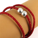 Lacet en cuir pigmenté Rond tressé - Diamètre 3mm - Deco Cuir