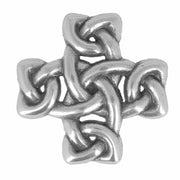 Concho à visser celtiquе croix de 30 mm en argent vieilli, accessoire de mode de la marque Ivan.