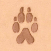 Outils Matoir 3D Tandy Leather avec motif de patte de loup pour la sculpture et la finition du cuir.