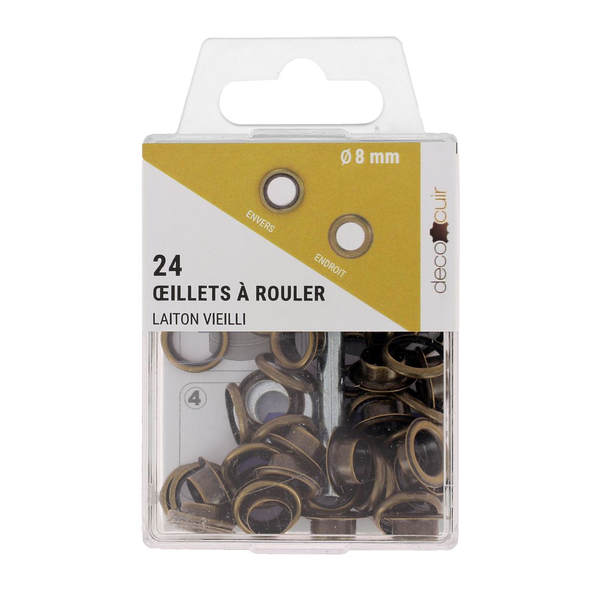 Kit Oeillets à rouler et outils de pose - Deco Cuir