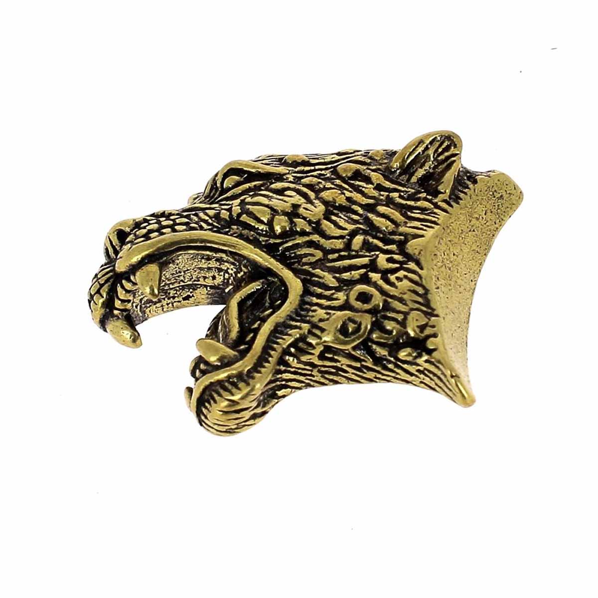 Concho à visser en laiton TIGRE FÉLINDRA - 29x25mm - Deco Cuir