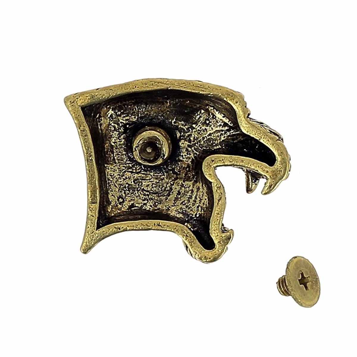 Concho à visser en laiton TIGRE FÉLINDRA - 29x25mm - Deco Cuir