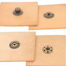 Fermeture autobloquante LOXX - Tête fine et moletée - Laiton vieilli - Fait en Europe / Allemagne