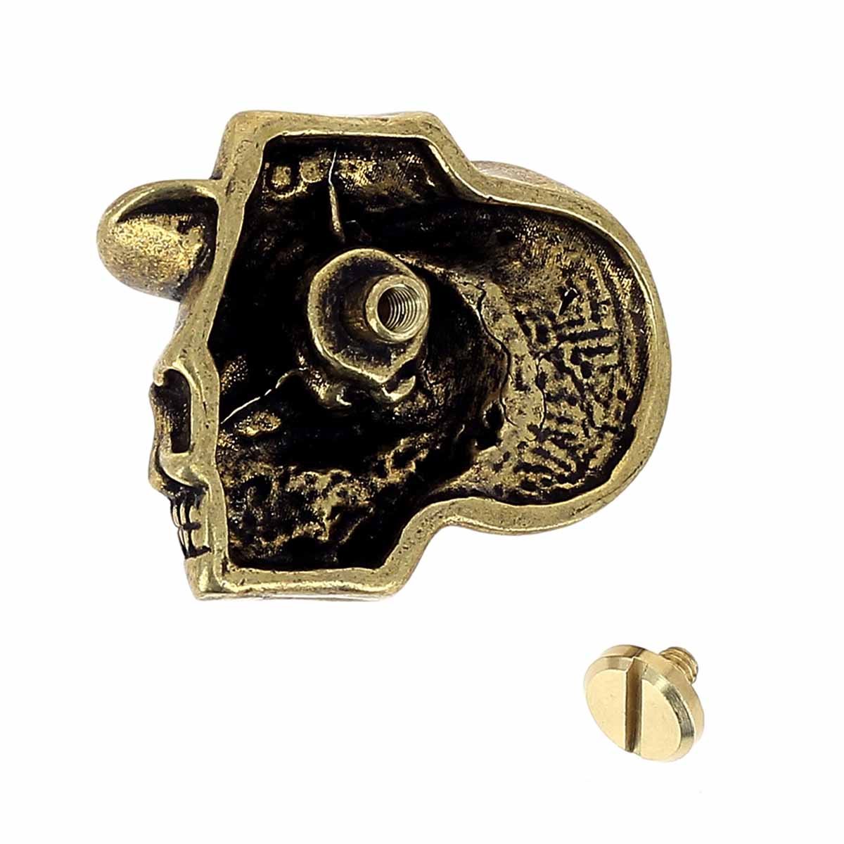 4 Pièces Conchos Tête de Mort avec Vis – Alliage, 30mm, Crâne Démoniaque pour Halloween & Artisanat Cuir, Décoration, Vis Incluses 4 Pièces Conchos Tête de Mort avec Vis – Alliage, 30mm, Crâne Démoniaque pour Halloween & Artisanat Cuir, Décoration, Vis Incluses