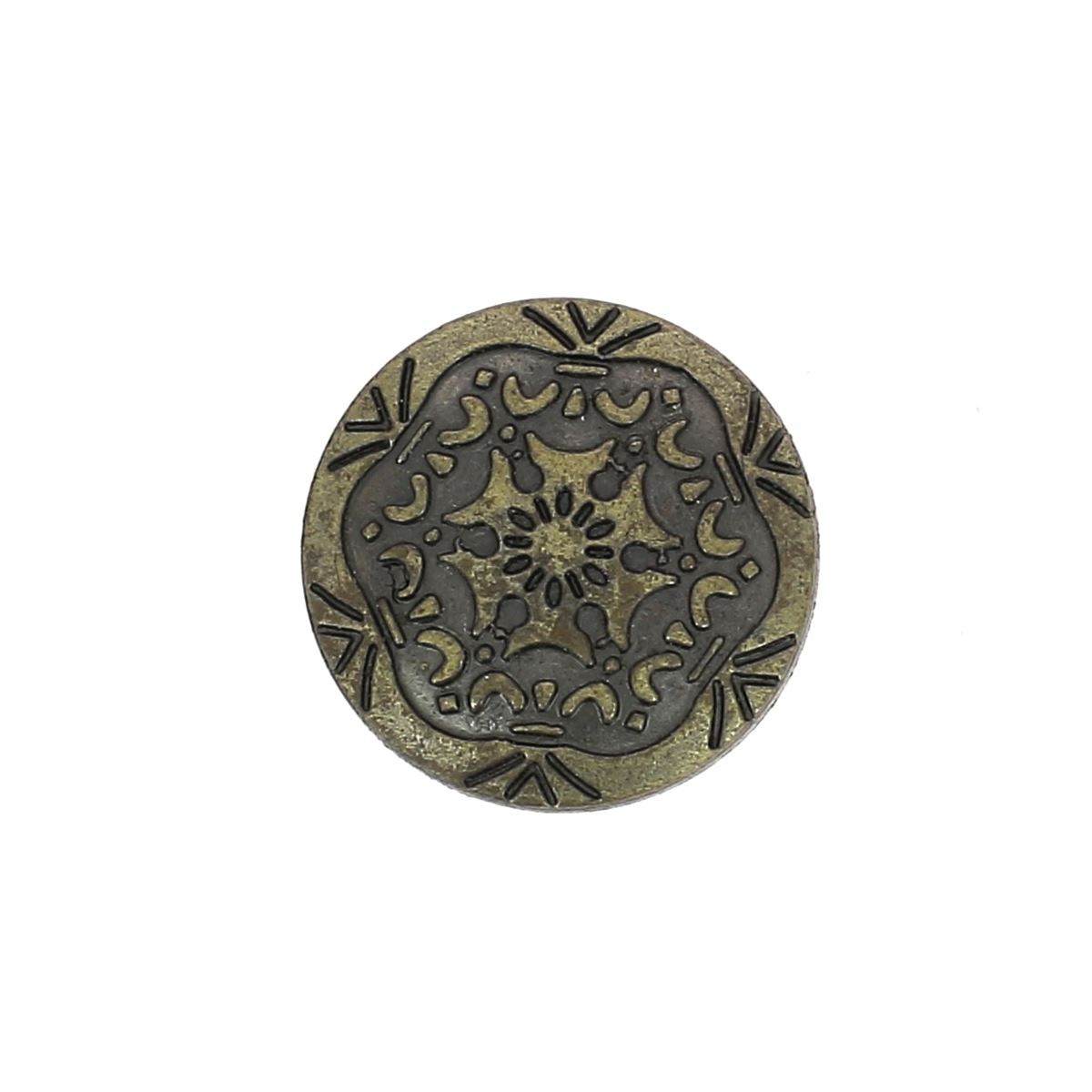 Plat creux rond festonné en argent, par Papus