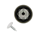 Concho en laiton massif - 19,5mm - LAITON VIEILLI - Deco Cuir