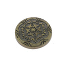 Concho en laiton massif - 19,5mm - LAITON VIEILLI - Deco Cuir