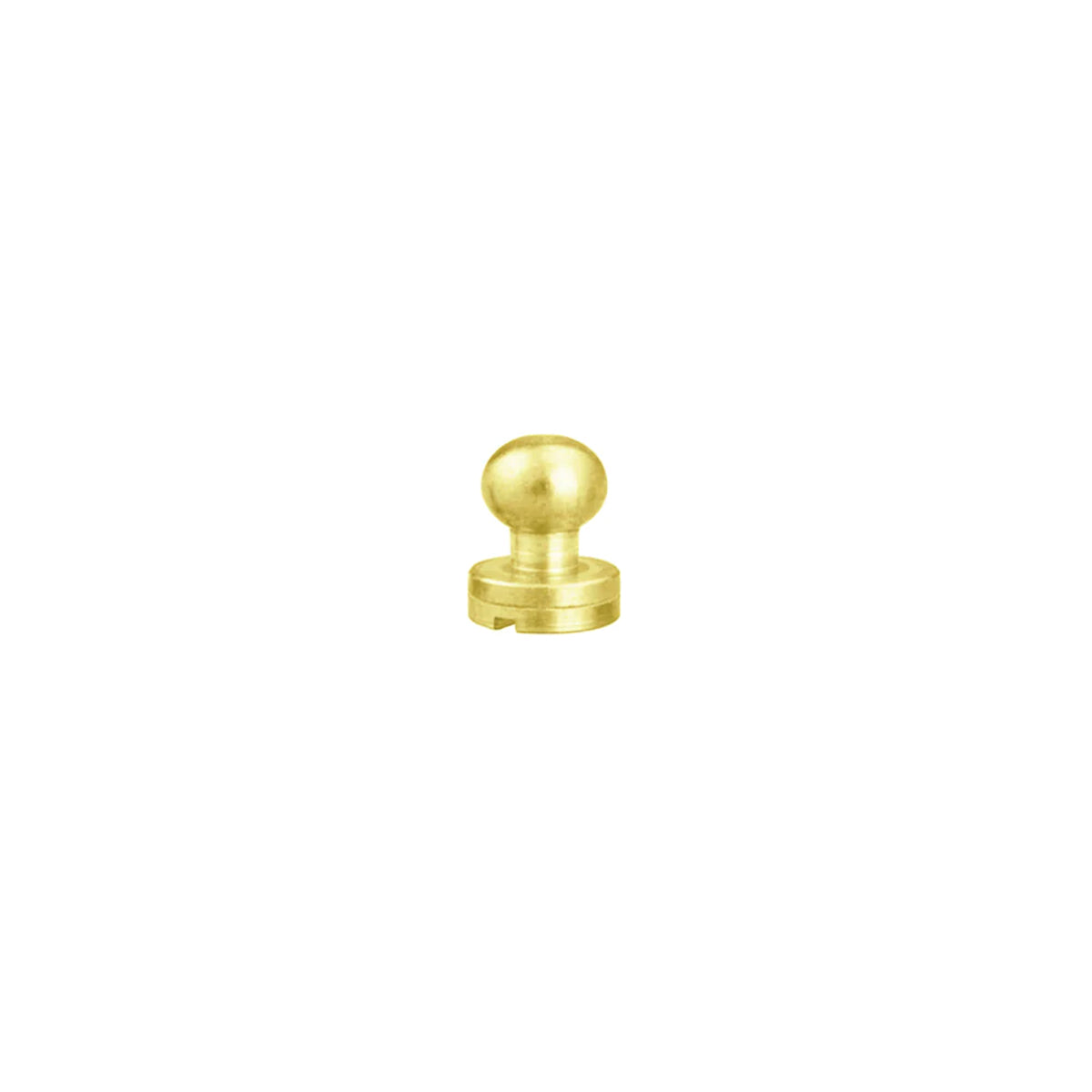 Lot de 10 boutons de col pour cuir fin - Tandy Leather - Laiton