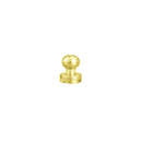 Bouton de col - Boule 7mm avec vis 3x6mm - Tandy leather - Laiton