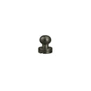 Bouton de col - Boule 7mm avec vis 3x6mm - Tandy leather - Noir