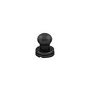 Bouton de col à vis tête 8mm - Tandy leather -  Noir
