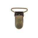 Pince à bretelle 25 mm - laiton vieilli