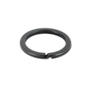 Anneau pour porte-clé - Anneau plat et rond - Bruni noir 22mm