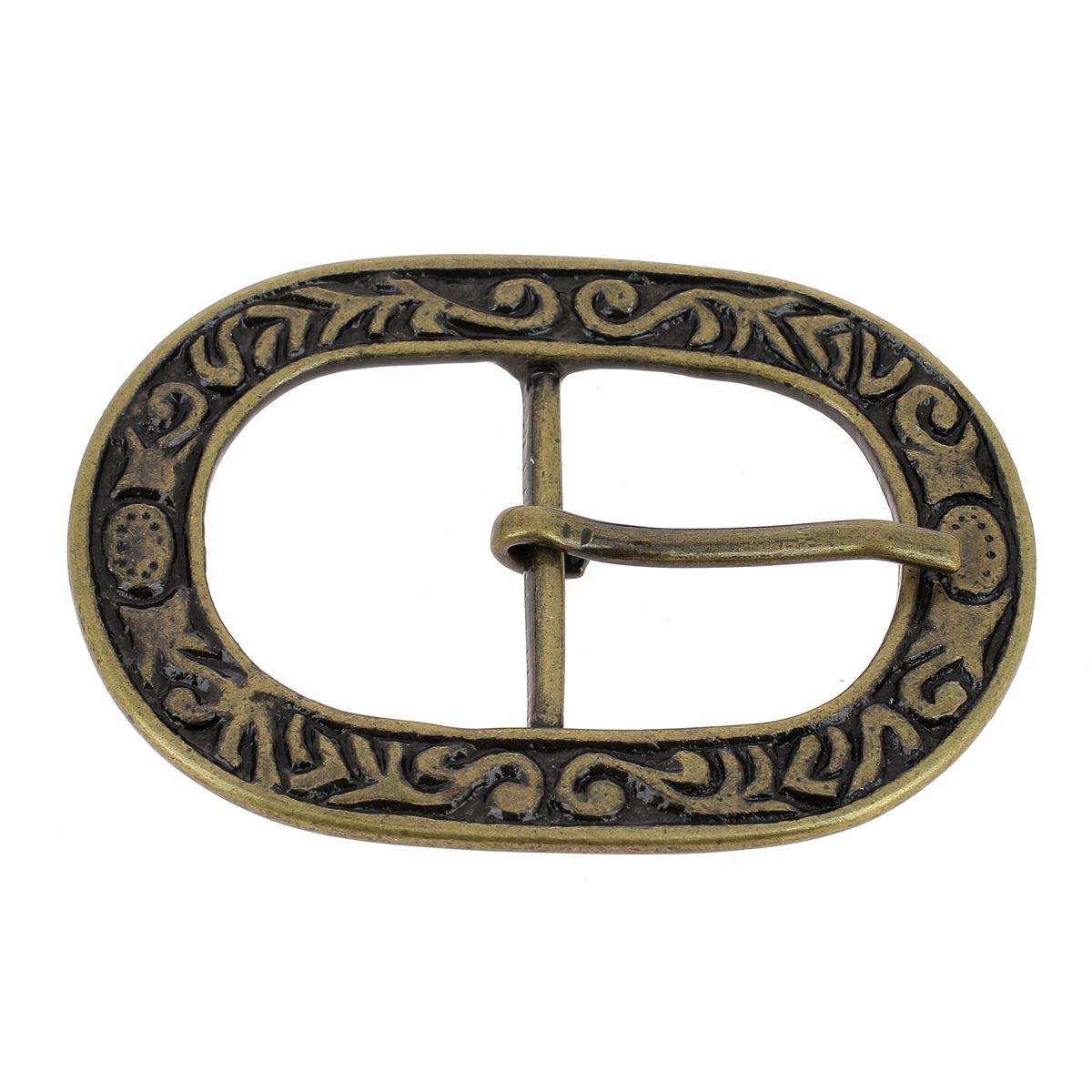 Boucle De Ceinture Double Cody En Argent Vieilli - 40mm, Marque Tandy Leather, Neuve